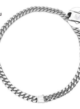 CAIMOU原创设计立体钛钢古巴项链&手链男ins潮欧美小众高级感配饰