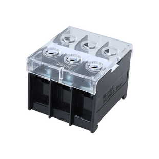 IN-411S 导轨式接线柱端子排板纯铜IN12BK 13 20 30 60 100 200BK