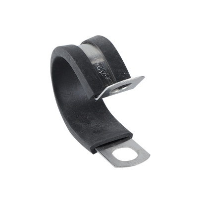 304不锈钢连胶条喉箍 连胶条卡箍 304不锈钢喉箍 R型管夹