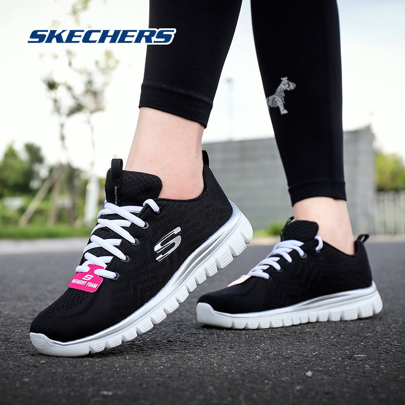 斯凯奇女鞋运动鞋官方正品春季新款健步鞋网面透气缓震轻便跑步鞋,女鞋,时尚休闲鞋,淘宝优惠券,粉丝福利购,淘宝优惠卷