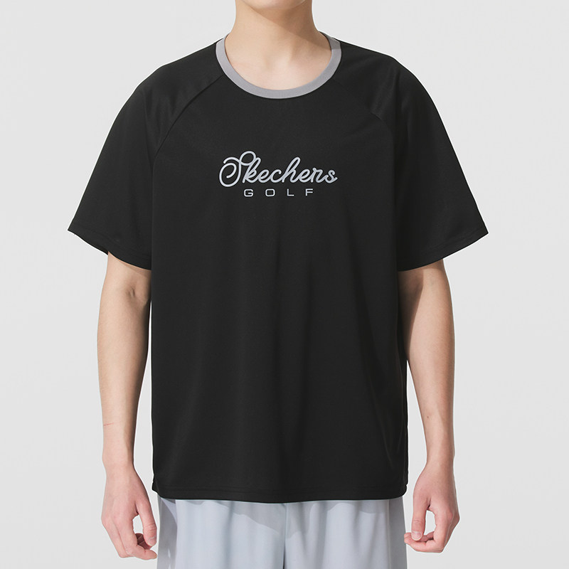 斯凯奇（Skechers）夏季新款男女同款圆领休闲运动t恤速干透气,运动服/休闲服装,运动T恤,淘宝优惠券,粉丝福利购,淘宝优惠卷