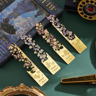 庄周梦蝶系列镂空金属书签创意高颜值阅读书页夹文创小礼品纪念品