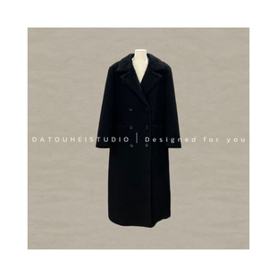 长款 秀场大衣 秋冬新品 立领羊毛呢大衣D225M18371 DATOUHEI