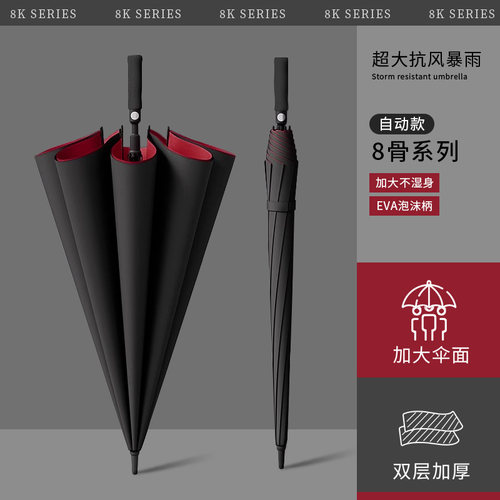 双层防漏加大加固长柄大号长柄伞