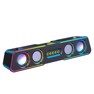 新款大音量立体声台式电脑音箱超重低音炮车用音响家用有线蓝牙