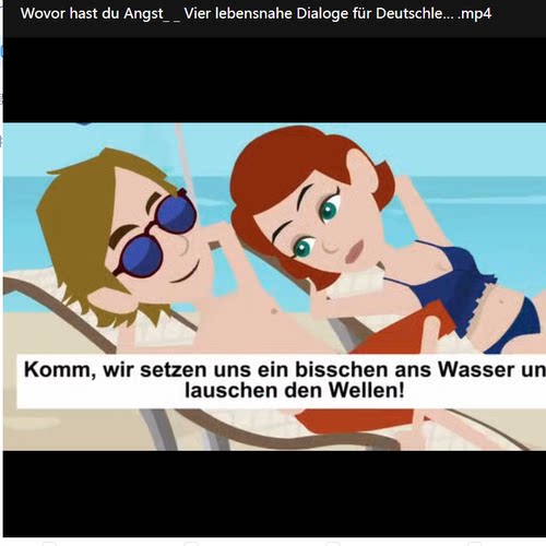 通过故事学德语德语短语词汇听力训练在线德语视频课147