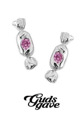 GUDS GAVE上帝礼物小众设计感高级原创设计褶皱糖果耳钉耳环气质