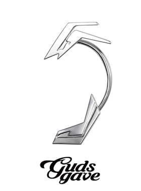 GUDS GAVE未来感耳挂赛博朋克配饰y2k无性别无耳洞独立设计师耳饰