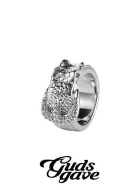 GUDS GAVE上帝礼物鳄鱼肌理纹理皮带戒指甜酷辣妹气质高级感中性