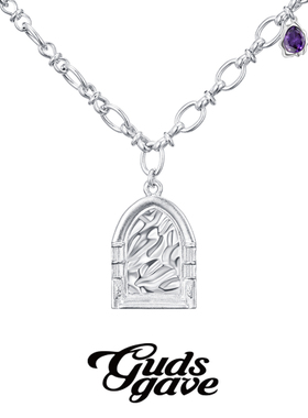 GUDS GAVE原创高级感轻奢小众颈链暗黑甜辣风锁骨链酸性设计项链