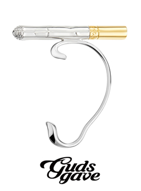 GUDS GAVE上帝礼物香烟耳挂无耳洞耳夹原创设计高级中性小众耳饰