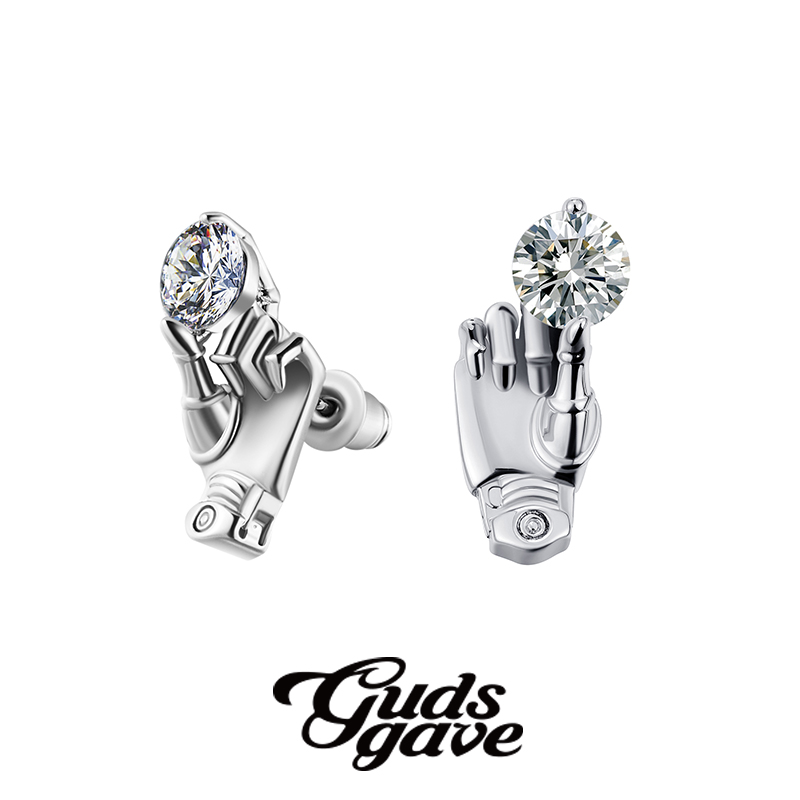GUDSGAVE空山基中性器械手耳钉