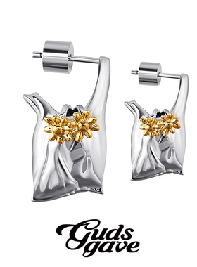 GUDS GAVE原创个性小众设计 甜酷辣妹风女可爱气质雏菊趣味耳钉