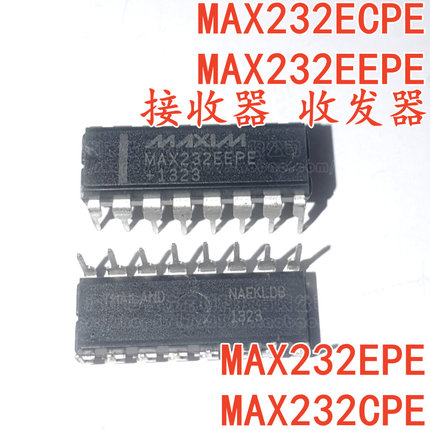 进口原装MAX232EEPE 232 ECPE RS232串口通讯转换集成芯片直拍
