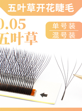 0.05五叶草自动开花嫁接睫毛