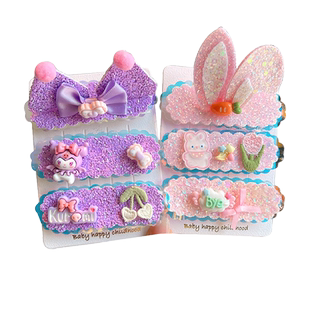 艾莎碎发整理神器儿童刘海贴宝宝头发贴女童碎发贴魔术贴发卡头饰