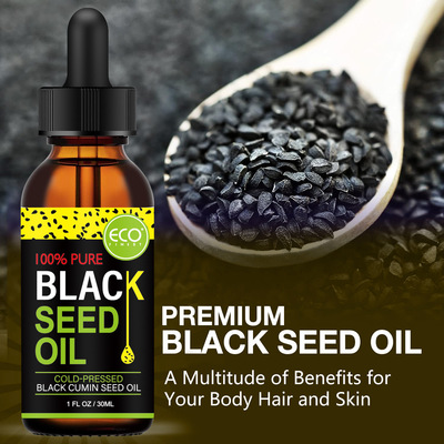 跨境厂家Black Seed Oil黑籽油头皮身体滋养护理植物精油加工