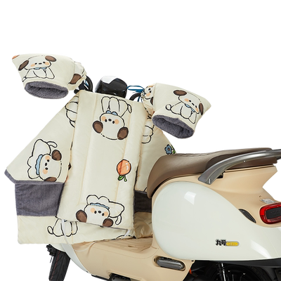 暖语分体可折叠电动车挡风