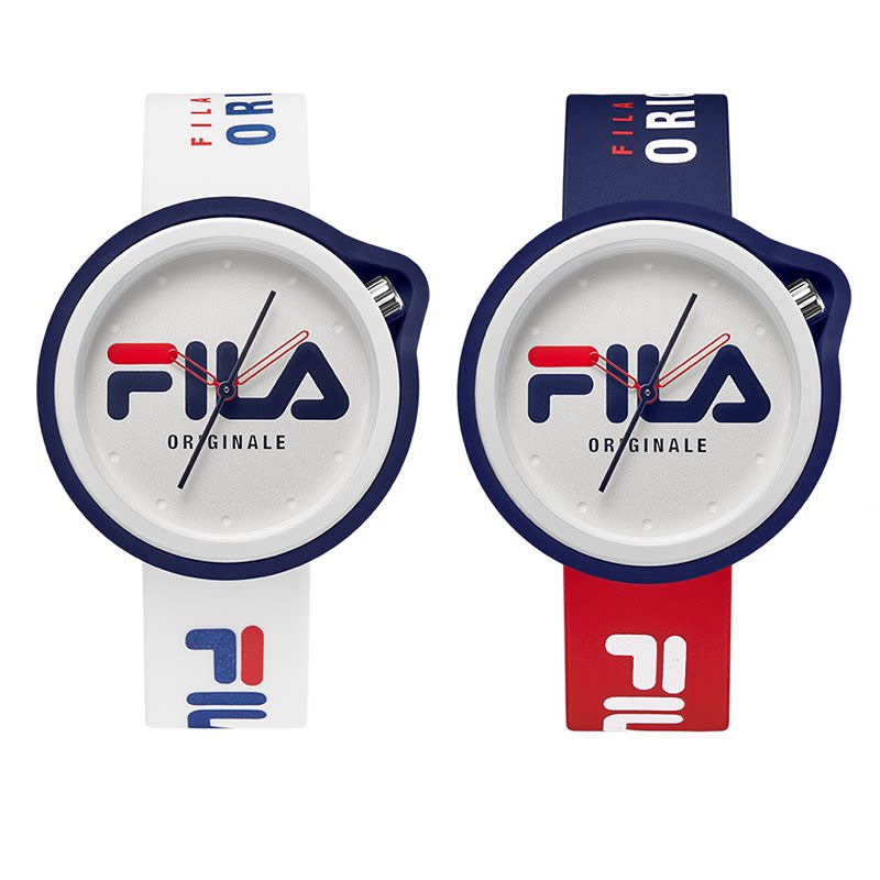fila斐乐手表女款学生情侣潮流运动果冻石英腕表男士官网正品6035