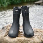新款 套耐磨户外工作鞋 雨靴雨鞋 高筒防水防滑PVC水鞋 女款 夏季
