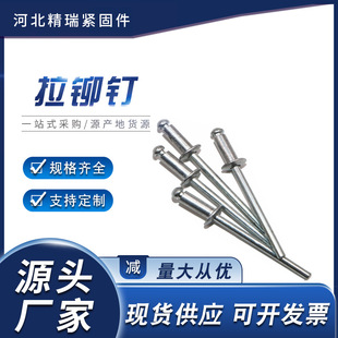 定做铝抽芯铆钉厂家定制铝双鼓铆钉铝铁铆钉加工镀锌开口抽芯铆钉