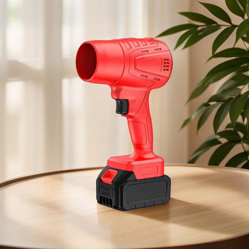 充电式锂电暴风机大功率暴力涡轮风扇便携户外落叶除尘器高速风