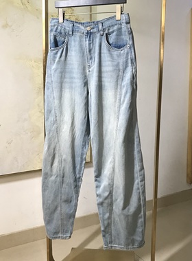 【专享链接】24SY新款男士百搭帅气时尚简约蓝色水洗牛仔裤