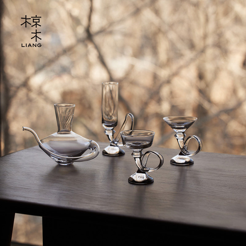 【26新品】椋木云露白酒品鉴套装水晶玻璃定量醒酒壶高端商务送礼