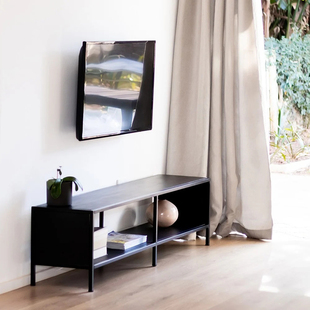 简约铁艺长条电视柜桌面矮书架客厅地柜增高底座机顶盒音响置物架