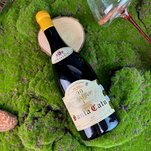 橡木桶陈酿90年干红葡萄酒圣卡图