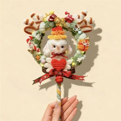 圣诞树小兔魔法棒节礼物扭