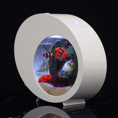 水母专用缸加热智能海缸专业海水缸全套设备桌面活珊瑚小丑鱼造景