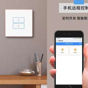 博之谊 开关无线智能开关面板免布线控制器220v灯家用远程随意贴