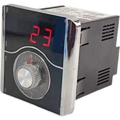 12V220V380V控温表器燃气烤饼机炉电饼档温控表烤饼锅温度表40A