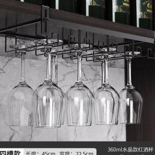 免打孔红酒杯架子轻奢酒柜家用酒杯架悬挂倒挂酒架高档高脚杯挂i.