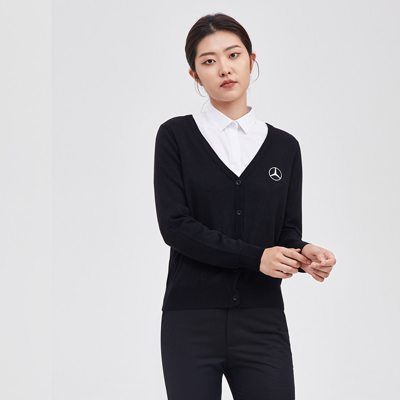 奔驰工作服4S店工装羊毛衫