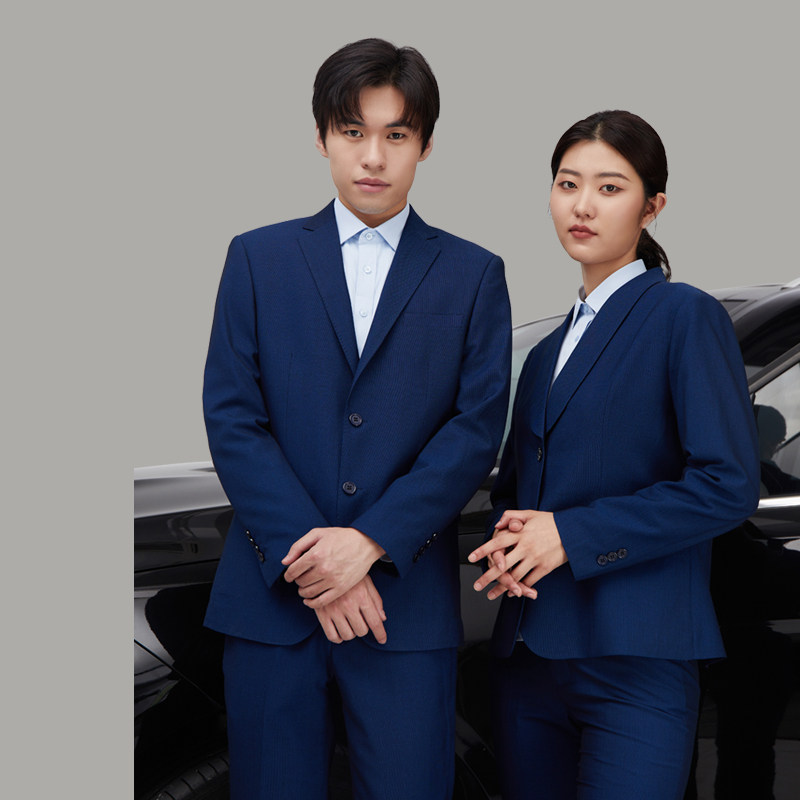广汽丰田汽车4s店工作服女前台销售西服外套套装男售前工装定制