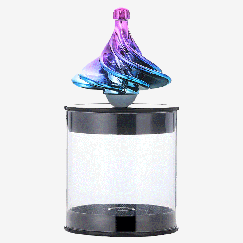 UFO磁悬浮飞碟陀螺仪黑科技反重力悬空指尖动态陀螺儿童益智玩具