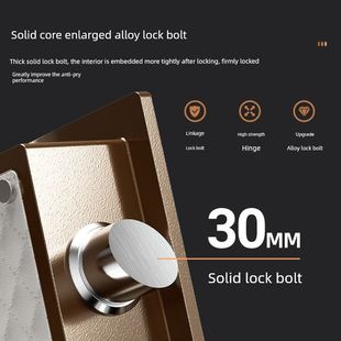 虎牌保险柜家用小型密码隐藏衣柜2025新款家庭保管箱保险箱存钱嵌