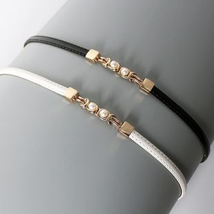 高级感裙子毛衣百搭腰带女装饰配饰呢子羊毛大衣配的皮带收腰腰链