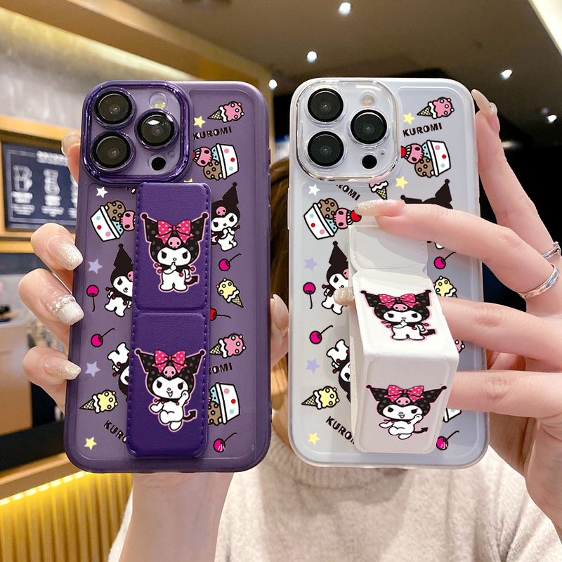 适用iPhone16E手机壳14自带镜头膜保护15Promax防摔13磁吸支架苹果13ProMax库洛米13/12/11/XR/X/8/7全包软壳