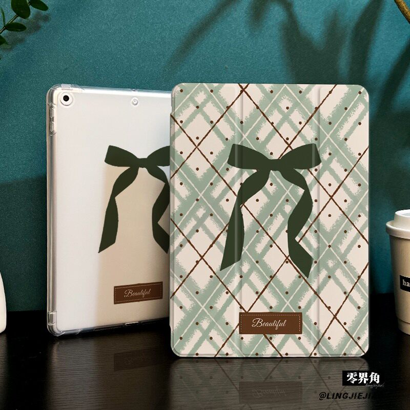 菱形波点适用于ipadmini7保护壳ipad10/9平板壳11代2025苹果air8/6/5九代带笔槽13寸硅胶pro11全包mini7迷你6