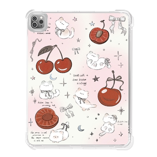 【送钢化膜】适用于ipad10保护套2025新款air6/4平板壳mini6/4笔槽第9代九2018透明pro11水果猫咪苹果Air4软