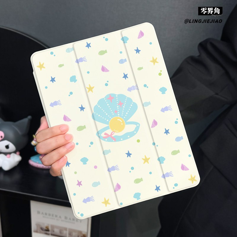 贝壳海螺适用于华为平板matepad11保护套2025新款matepadpro保护壳10.8寸带笔槽荣耀平板7硅胶10.1全包三折软