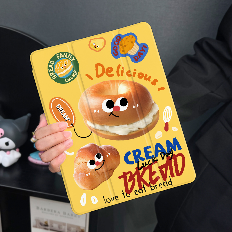 适用于ipad三折硅胶保护壳防摔