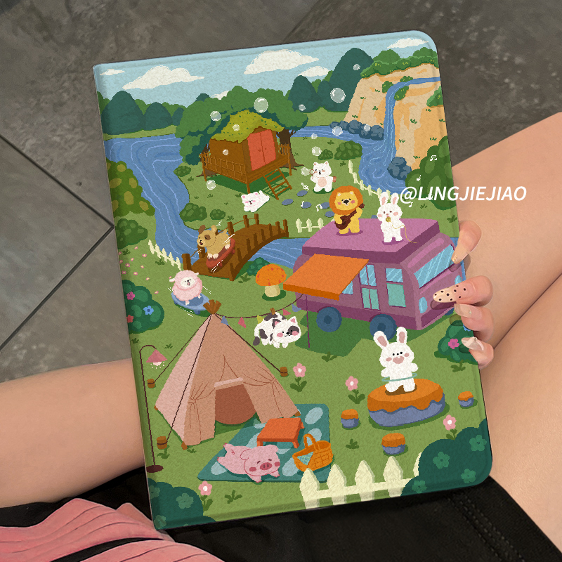 适用于ipad书本式硅胶保护套