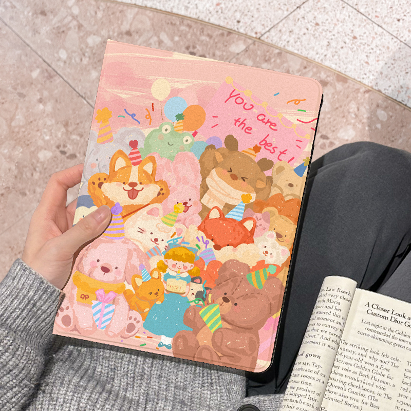 适用于ipad书本式硅胶保护套