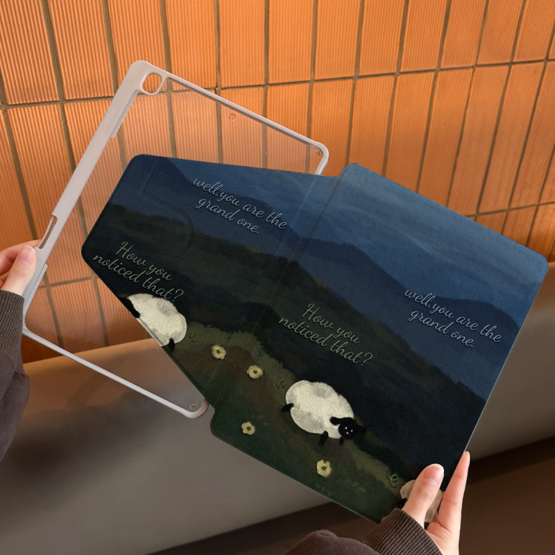 适用于ipad旋转书本亚克力保护壳