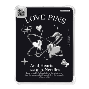 【送钢化膜】适用于ipad10保护套2022新款air5/2平板壳mini6/4笔槽第9代九2018透明pro11银色蝴蝶苹果Air4软