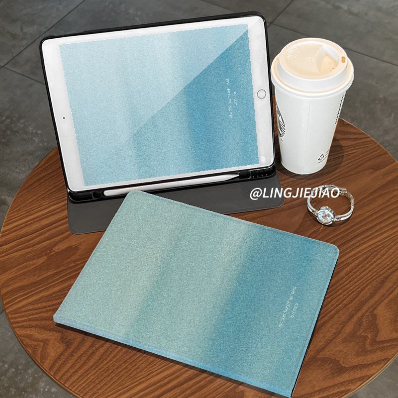 创意渐变matepad115s书本式2024新款pro适用于华为平板保护套m6全包10.8寸硅胶se防摔壳air带笔槽11荣耀v8pro